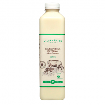 Leche entera de vaca litro