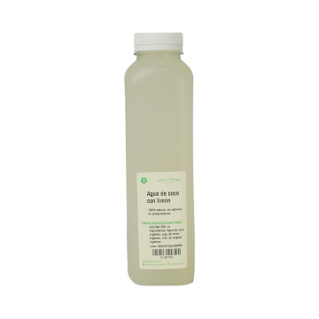Agua de coco con limón 500 ml