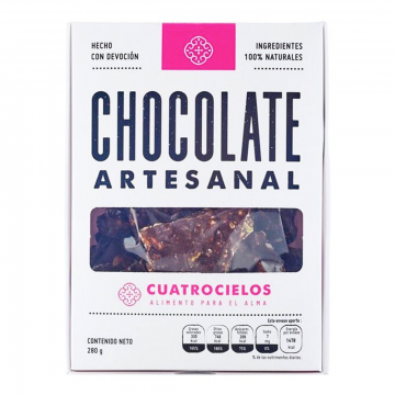 Cuatro cielos chocolate artesanal 280 gr