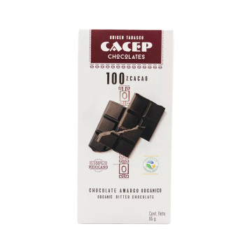 Cacep chocolate amargo 100% cacao 85gr