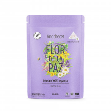 Flor de la paz infusion anochecer bolsa 20 sobres (24 gr)