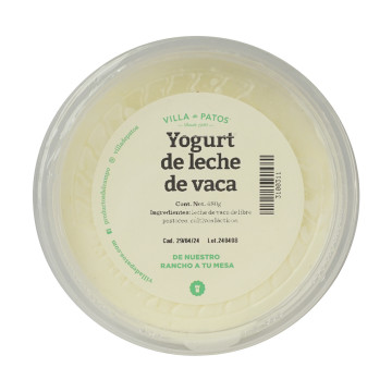Yogurt de vaca 480 gr.