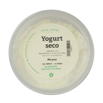 Yogurt seco de vaca 235 gr.