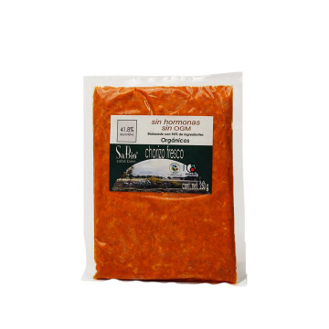 Sabio chorizo fresco orgÃ¡nico bolsa 250gr
