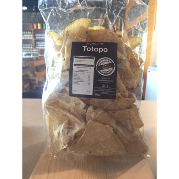 Sano y natural totopo deshidratado bolsa 200 gr.