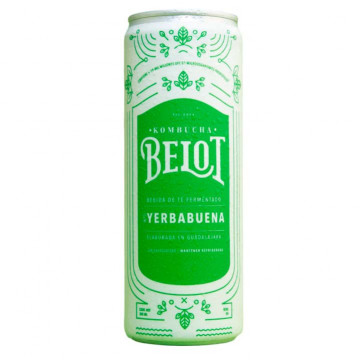 Bellot kombucha yerbabuena 355 ml.