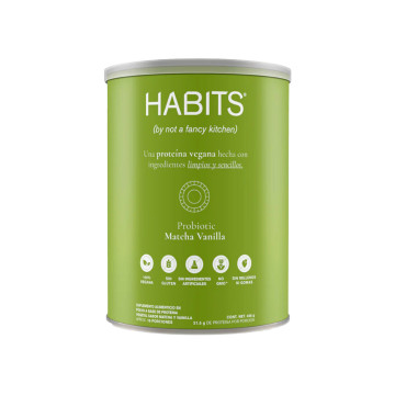 Habits proteina vegetal matcha- vainilla 488 g