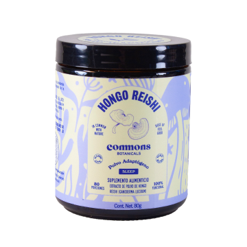 Commons botanicals hongo reishi frasco 120 cap