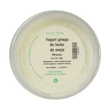 Yogurt griego de oveja 480 gr.