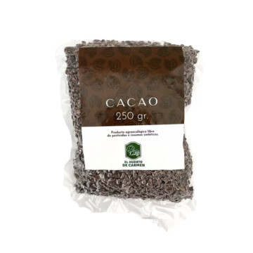 El huerto de carmen cacao orgÃ¡nico granillo bolsa 250 gr.