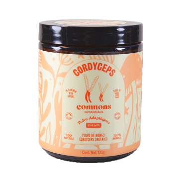 Commons botanicals cordyceps frasco 120 cap