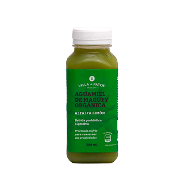 Aguamiel de maguey con limón y alfalfa 250 ml - orgánica *