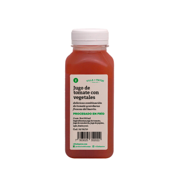 Jugo de tomate con vegetales 250 ml