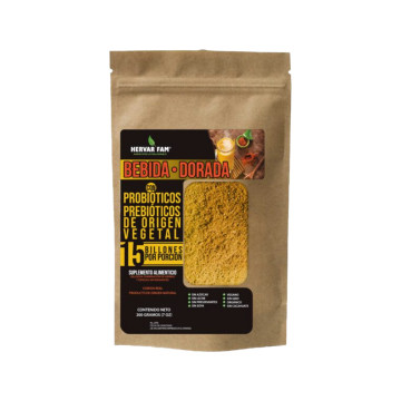 Hervar fam bebida dorada con probioticos bolsa 200 gr