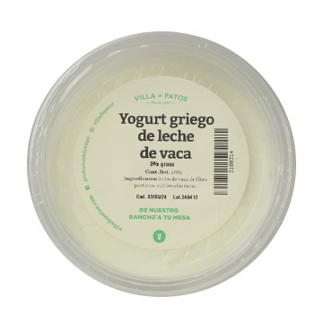 Yogurt griego de vaca 480 gr.