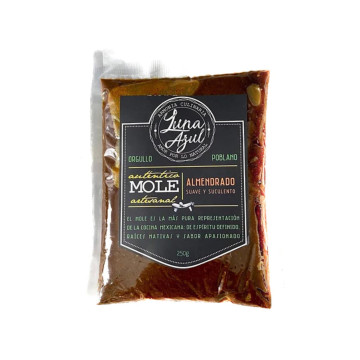 Luna azul mole artesanal almendrado 500g