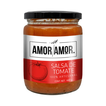 Amor amor salsa de tomate frasco 440 gr.