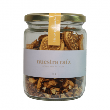 Nuestra raÃ­z tisana guayaba canela frasco 160 gr.