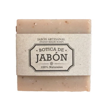 Botica de jabon jabÃ³n artesanal almendras barra 100gr