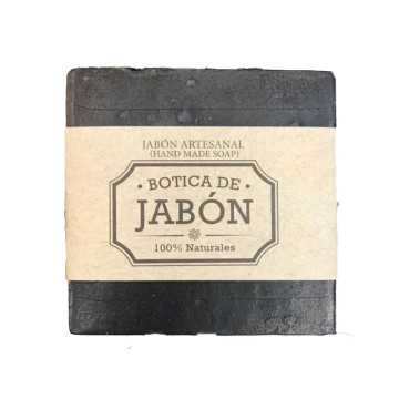 Botica de jabon jabÃ³n artesanal carbÃ³n activado barra 100gr