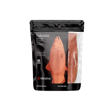 Marativa salmon filete porcion stand up 454 gr