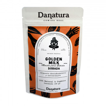 Danatura golden milk mezcla paa leche dorada