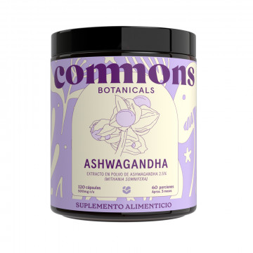 Commons Botanicals Ashwagha frasco 120 cap