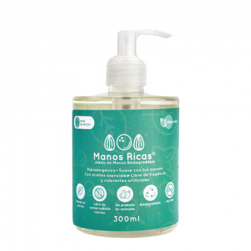 MamÃ¡ de rocco manos ricas jabÃ³n de manos almendras  300 ml